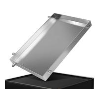 PVYGDXYI Bac d'évacuation de condensat en acier inoxydable 304 robuste avec tuyau pour éviter les fuites dans les unités AC, garages, buanderies (60 x 40 cm)