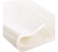 PVYGDXYI Matelas 100 % latex naturel, aide à soulager les douleurs aux épaules et au dos, hypoallergénique pour la maison, la chambre à coucher, l'hôtel, 2,5 cm, 170 x 200 cm