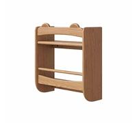 PVYGDXYI Porte-revues mural en bois à suspendre - Étagère de rangement avec crochets - Convient pour le salon ou le bureau - 50 x 51,8 cm