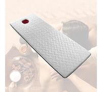 PVYGDXYI Surmatelas de Table de Massage avec Trou de Respiration, Coussin de Spa antidérapant pour Accessoires de beauté, Coussin carré/Rond/trapézoïdal Uniquement, Gris r, 80 x 190 cm