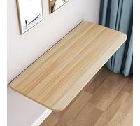 PVYGDXYI Table pliante murale pliable pour ordinateur - Économie d'espace - Pour maison, bureau, salon, chambre à coucher - Couleur bois - 80 x 20 cm