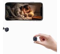 PVZLEXN Mini Espion Camera Spy WiFi sans Fil Caméra 1080P Petite d'enregistrement Détection de Mouvement Enregistrement à Distance Surveillance Invisible Micro（2.4GHz）