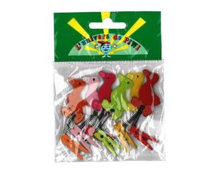 Pw International - Loisirs Créatifs - Oie Sur Ressort Et Mini Pince