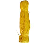 GRAINE CREATIVE Bobine de 50g de raphia végétal coloris Jaune, longueur non standardisée de 1 à 1,20m