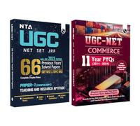 PW NTA 66 UGC NET Paper 1 (Teaching & Research Aptitude) 16 Years PYQs with Complete Chapter Notes + Commerce (Paper 2) 11 Years (2014- 2024) [Paperback] PW