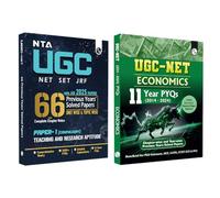 PW NTA 66 UGC NET Paper 1 (Teaching & Research Aptitude) 16 Years PYQs with Complete Chapter Notes + Economics (Paper 2) 11 Years (2014- 2024) I Unitwise and Topicwise [Paperback] PW