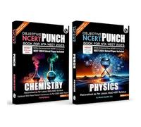 PW Objective NCERT Punch Physics, and Chemistry Competitive Exams JEE | Includes A&R and Statement Type Questions Combo Set of 2 Books Edition 2024-2025