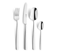 PW Paul Wirths COMO 8000 Lot de 24 Couverts pour 6 Personnes en Acier Inoxydable Poli Brillant et Passe au Lave-Vaisselle