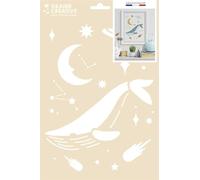 PW Pochoir réutilisable Format A4 Motif Cosmos