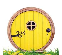 PW TOOLS fée, Porte Lutin d'édition en Bois, fée, fée Jardin, Porte Miniature, Accessoire pour Le Jardin, décoration Jardin féerique, Porte, Arbres, Cour