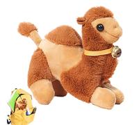 PW TOOLS Porte-clés en Peluche Chameau - Jouet Porte-clés Animal Chameau Mignon | Doux Petit Chameau en Peluche Suspendus Ornements pour clés Sac à Dos Sacs d'école, Bricolage fête
