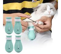 PW TOOLS Protection pour Pattes Chat | Couvre-Pieds Réglables | Mitaines et Chaussures pour Éviter Les Rayures