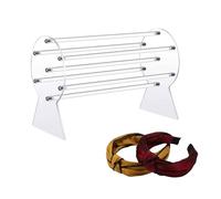 PW TOOLS Serre-tête, Accessoire Cheveux en Acrylique Transparent Organisateur Bijoux pour chaînes, Bracelets, Colliers, présentoir présentoir, Cadeaux pour Femmes Adolescentes
