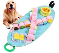 PW TOOLS Tapis d'activité pour animaux de compagnie | Tapis interactif anti-étouffement pour animaux de compagnie - Tapis d'entraînement puzzle pour chien encourage les compétences naturelles de