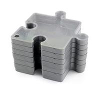 PW TOOLS trieur Puzzle empilable - Plateaux tri en Forme Puzzle avec Couvercle, Rangement pour Puzzle et Support Plateau tri, Cadeau pour Les puzzleurs