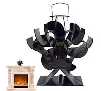 PW TOOLS Ventilateurs de poêle - Ventilateurs de poêle écologiques et Silencieux alimentés par la Chaleur | Équipement d'hiver Domestique pour poêle à Bois, poêle à Bois, cheminée, poêle à granulés