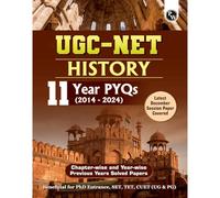 PW UGC-NET History PYQ 11 Years (2014-2024)|Latest December Session Paper Covered|Chapterwise and Yearwise Previous Year Solved Papers For Phd Entrance, SET, GATE, CUET UG & PG [Paperback] PW