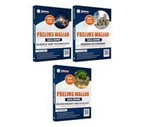 PW UPSC Prelims Wallah Q & A Bank Science and Technology, Indian Economy, Environment and Ecology Combo Set of 3 Books For Civil Services Prelims Exam 2025 [Paperback] PW (PW)