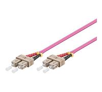 PW WP WPC-FP4-5SCSC-020 câble de Fibre Optique 2 m OM4 SC Violet - Câbles de Fibre Optique (2 m, OM4, SC, SC, Male Connector/Male Connector, Violet)