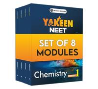 PW Yakeen For NEET Droppers Chemistry Modules with Solutions Combo Set of 8 Books (2025 Edition) [Paperback] PW