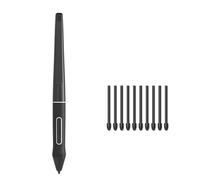 PW517 Digital 8192 Pressure Stylus Pen+10 nibs for Huion Drawing Monitor Battery-Free