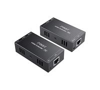PWAY PW-HT202P(POC) HDMI Extender Prolonger 50m/165ft Cat5e/Cat6 Câble HD 1080p support Fonction d'apprentissage EDID Et le travail de fourniture unique