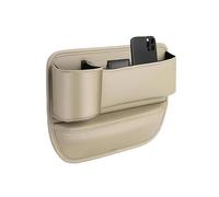 PWBYU Boîte de Rangement pour Siège Écart de Voiture pour Jeep Grand Cherokee WH 2007 2008 2009 2010, Multifonctionnel Organiseur Latéral Remplissage,A/Beige-A/Copilot
