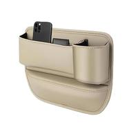PWBYU Boîte de Rangement pour Siège Écart de Voiture pour Peugeot 308 308 II (T9) 2013-2021 Notched Under The Cockpit, Multifonctionnel Organiseur Latéral Remplissage,A/Beige-A/Main Driver