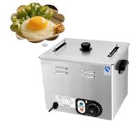 PweKzxt Cuiseur à œUfs Professionnel Grande Capacité, 60 Positions pour œUfs, Acier Inoxydable De Qualité Alimentaire, PoignéE Anti-BrûLure, PréParation en Un Clic D'œUfs Chauds/œUfs Au Thé B