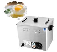 PweKzxt Cuiseur à œUfs Professionnel pour Sources Thermales, Capacité De 60 œUfs, Usage Commercial, ContrôLe Intelligent De La TempéRature, Tube Chauffant Annulaire, Conception Anti-BrûLure B