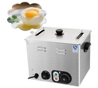 PweKzxt Cuiseur à œUfs Professionnel pour Sources Thermales, Capacité De 60 œUfs, Usage Commercial, ContrôLe Intelligent De La TempéRature, Tube Chauffant Annulaire, Conception Anti-BrûLure D