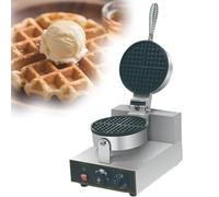 PweKzxt Gaufrier Professionnel Double TêTe 1400 W, Chauffage par Circulation, Style Belge/Hongkongais, ContrôLe De La TempéRature Et du Temps De Cuisson, Indispensable pour Les Petits-DéJeuner A-220V