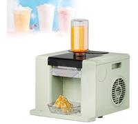 PweKzxt Machine à GlaçOns en Flocons De Neige Professionnelle, Machine à Glace en Flocons De Neige, Machine à Glace PiléE Intelligente en Flocons De Neige, éPaisseur des Smoothies RéGlable Green