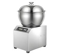 PweKzxt PéTrin éLectrique Professionnel avec Cuve en Acier Inoxydable, Double Spirale pour PâTe à Pizza, Pain Et Farine, Cuve en Acier Inoxydable 8 Kg/5 Kg 8L-A