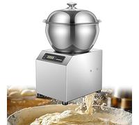 PweKzxt PéTrisseur éLectrique, PéTrin en Acier Inoxydable, PéTrin à Spirale éLectrique Professionnel, PéTrin à Double Rotation Robuste pour PâTe à Pain Et à Pizza 8L-A