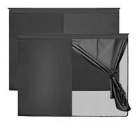 PWGHWG 2 Pièces Pare Soleil Voiture Bébé, Rideaux Magnétiques de Voiture à Double Couche, 71 × 47 cm, Pare Soleil Fenêtres de Voiture Aimants pour Fenêtres Arrière, Bloquer Les Rayons UV