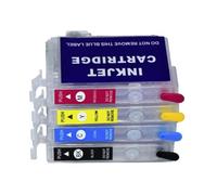 PwhhTVgoA Cartouche d'encre Rechargeable Compatible avec Workforce Pro WF-3725 WF3720 WF-3730 WF-3733 34 34XL 702 702XL(Cartridge No Chip)