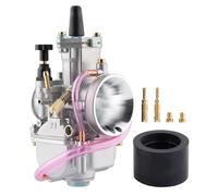 PWK - Carburateur de performance de 21 mm pour moteur 50 cc à 100 cc 2T 4T avec jets de carburateur pour Yamaha, Kawasaki, Suzuki, Apollo, Dirt Bike, Mini vélo, SSR, TTR, Kymco, Sym, Taotao, GY6