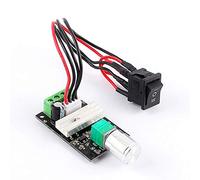 PWM DC Motor Speed Controller 6 - 28V 3A | Reversible Motor Regulator Switch | 5% - 100% Duty Cycle for DIY Projects / Robotics / Tools