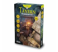PWORK WARGAMES The Tavern - Tuiles de carte modulaires RPG - Tuiles en carton double face