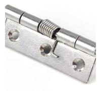 PWQBABJWL 2.5inch/3inch/3.5inch/4inch Self Closing Spring Hinge 304 Stainless Steel Hardware Accessories 1Pcs(3.5inch 2pcs)