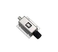 PWQBABJWL Door Lock Electrical Cabinet Mechanical Equipment for Doors Stainless Steel Spring Button Type Locking Buckle 1Pcs