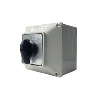 PWQBABJWL Interrupteur à cames LW26-63A avec boîtier, Bouton Principal de Conversion 690 V 63 A, boîtier étanche unipolaire Rotatif YMW26-63/1M(Switch with Box 102)