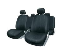 +PWR Car Parts Jeu de Housses de siège universelles Venezia Noir. Compatible avec Les airbags, Fermeture à glissière arrière séparée. Complet pour 5 sièges.D7:E7
