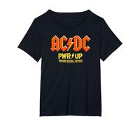 PWR UP World Tour 2024-2025 Date complète T-Shirt, Femme Grandes Tailles, Noir, 2X