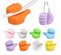 Pwsap 8 Pièces Crochet Adhesif Mural en Silicone, Crochets Adhesifs Accroche Torchon Crochet Auto-adhesif Patere Murale Crochet de Pouce Multifonctionnel pour Cuisine, Bain, Bureau, Câble