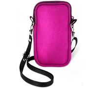 Pwsap Chaussette de téléphone 2 couches, pochette de téléphone en néoprène imperméable avec sangle, sac universel résistant aux chocs et aux chocs pour smartphone, étui compact pour voyage et
