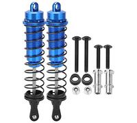 Pwshymi 2 Pièces 1/8 RC Amortisseur 140mm Rempli D'huile Amortisseur Amortisseur Ressort Réglable Amortisseur pour TRAXXAS Slash 2WD RC Voiture(Bleu)