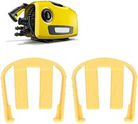 Pwshymi 2Pcs Connecteurs Rapides de Clip C, Lave-Auto Connecteur Rapide Boucle pour K2 K3 K7 Remplacement de la Gâchette de Nettoyeur (Jaune)