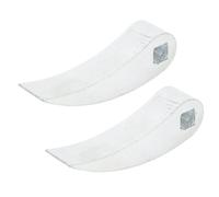Pwshymi Adaptateur de clé à Levier, 2 Pièces, Tête D'adaptateur de Pied-de-biche en Acier CRV, Entraînement 3/8 Po, avec Entraînement carré à 4 Points, pour Soulever et Démonter dans